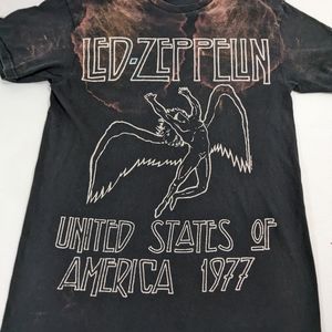 Led Zeppelin Acid Wash Tee Small